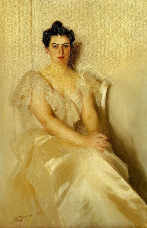 Anders Zorn mrs frances cleveland China oil painting art